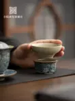 Xiaoyuan gặp Ru Kiln Trà gốm Rò rỉ Trà Kung Fu Bộ lọc trà Tách trà cổ điển Bộ lọc tích hợp Phụ kiện trà đạo 