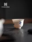 chén gốm sứ Sân nhỏ đáp ứng hộ gia đình underglaze màu trà gốm tách trà Kung Fu bộ trà vẽ tay phong lan chủ cốc tách trà tách trà chén sứ đẹp cốc gốm 