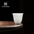 Sân nhỏ đáp ứng cao cấp Trung Quốc băng ngọc bích sứ trắng sứ master cup tách trà cao cấp tách trà đơn bộ ấm trà gốm sứ chén dĩa gốm chén dĩa sứ 