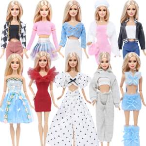 
30cm Beacon Doll Clothing Fashion Dress Sportswear Skirt Dressing Clothing Princess Master Supermodel FR Doll Cloth