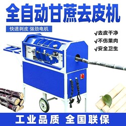 Automatic Commercial Sugar Cane Peeling Machine, Electric Peeling and Cutting Machine, Multifunctional Peeling Machine, New Model