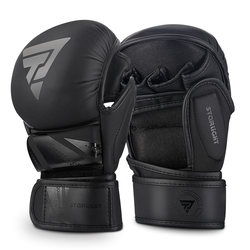 Mma Boxing Gloves Half-Finger Gloves for Adults Men's Sanda Muay Thai Fighting Training Ufc Professional Women's Fighting Punching Bag