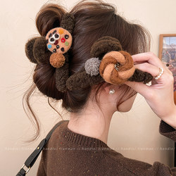 Childlike Fun~ Plush Hair Clip for Women 2025 New Large Hair Clip for the Back of the Head Shark Clip Hair Accessory ins Style