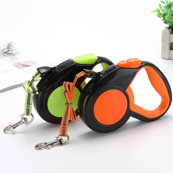 Pet supplies can telescopic automatic traction device in large dogs in large dogs with dog walking dog traction rope 5 meters manufacturers direct sales
