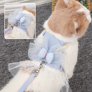 Princess Skirt Cat Rope Wholesale Cat Clothes Cute Vest-style Pet Rope Cat Rope Pet Supplies
