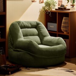 Lazy Sofa That Can Be Used for Sleeping and Reclining, Single Sofa for Girls, Comfortable for Bedroom or Balcony, Tatami Recliner for Relaxation