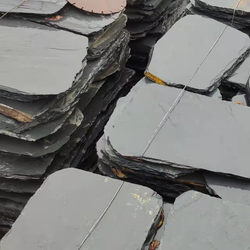 Gansu Natural Bluestone Garden Lawn Paving Stone Irregular Stepping Stone Stepping Stone Mat Villa Courtyard Floor Tile