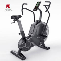 Feebo Wind Resistance Spinning Bike Commercial Self-Generating Gym Fan Bike Home Indoor Exercise Bike
