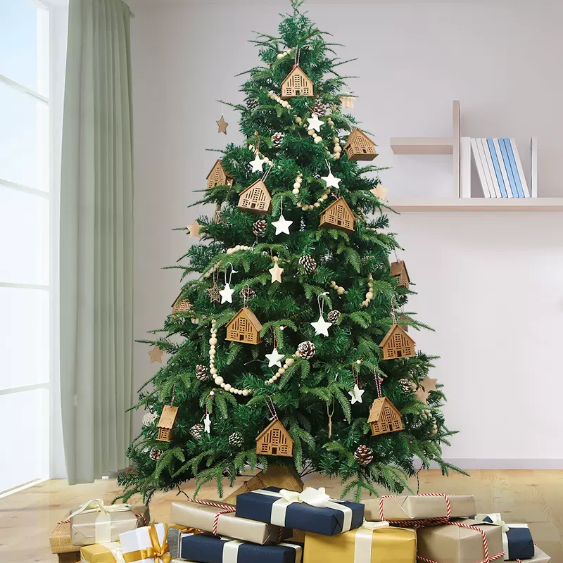 圣诞装饰品圣诞树北欧ins风套餐1.5/1.8/2.1米家用摆件圣诞节美陈-Taobao