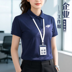 High-End Polo Shirt Workwear Custom Printed with Logo Spring and Summer Collared T-Shirt Short-Sleeved Corporate Group Activity Workwear for Men