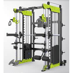 Authentic Dhz Big Beard Smith Machine Small Birdcage Rack Trainer Multifunctional Squat Bench Press Fitness Equipment