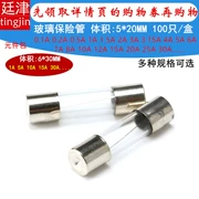 Cầu chì thủy tinh 5*20 250V 0,5 1 2 3A 4 5A 6 8 12 20 10A cầu chì omega nắp cầu chì