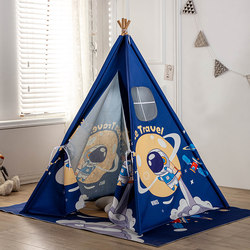 Hotel Cartoon Astronaut Children's Tent Indoor Playhouse Boys and Girls Small House Castle Yurt Bed Divider