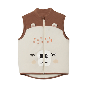 
Little Blue Elephant Hinos Spring and Autumn Winter Children's Vest for Men and Women Universal Sweat Vest Warm and Breathable