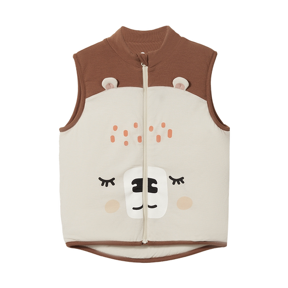 
Little Blue Elephant Hinos Spring and Autumn Winter Children's Vest for Men and Women Universal Sweat Vest Warm and Breathable