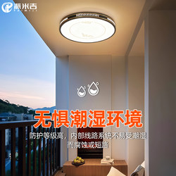 Outdoor Balcony Ceiling Lamp, Outdoor Antique-Style Rural Self-Built House Villa Entrance Moisture-Proof and Insect-Proof Lighting Fixtures