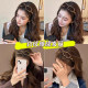 2025 autumn and winter new leopard print glasses headband high-end sense internet celebrity headband hair card hair accessories high skull top artifact headwear