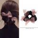 2025 New Super Fairy Bow Mesh Small Intestinal Hair Tie Low Ball Hair Rope Women’s Hair Tie Rope Low Ponytail