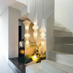 Noguchi Yong Living Room B&B Tavern Jingji Feng Clothing Store Window Light Decorative Light Loft Villa Rice Paper Lamp Chandelier