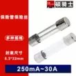 6.3*32 Ống cầu chì thủy tinh thổi chậm thổi nhanh 0.25/0.5/1/2/3/5/10/15/20A 250V chì ống cầu chì 10a xe máy Cầu chì