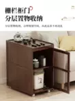 Sofa side table tủ trà bàn trà gia đình ấm đun nước tích hợp bàn trà side tủ bàn cà phê đơn giản tủ trà có thể tháo rời 