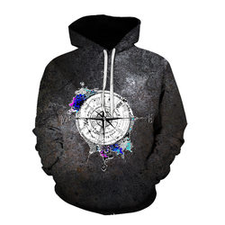 Spring and Autumn Hooded Personalized Sweatshirt with 3D Printed Logo, Group Uniform, Pullover Casual Unisex Sweatshirt Clothing