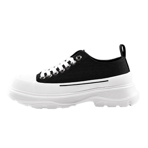 
Chu McQueen thick-soled shoes Putian flagship store men's and women's shoes autumn couple versatile casual canvas shoes heightening white shoes