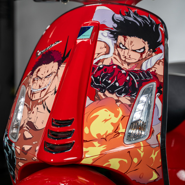 Suitable for Vespa Spring Sprint 150 decal print One Piece Latte Art ...