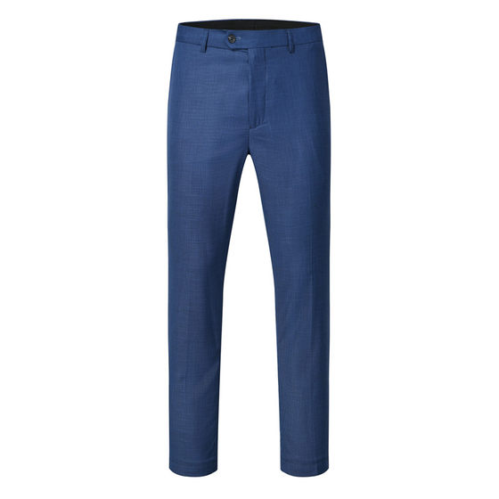 
BYD Dynasty Net BMW 4S shop workwear trousers for men and women spring and autumn stretchy iron-free smog blue business attire