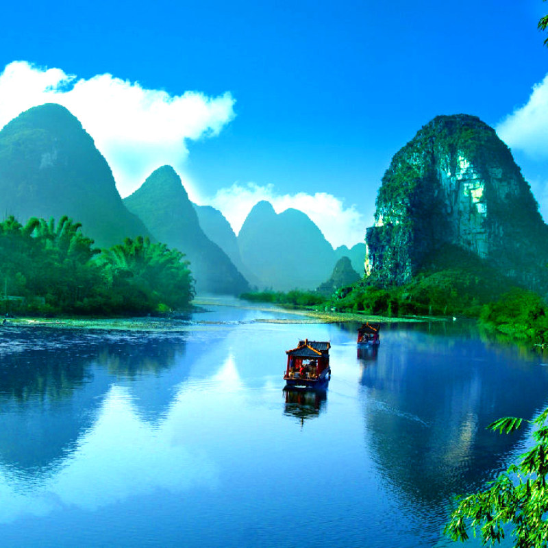 【12人小团】漓江野趣广西桂林6天5晚跟团游阳朔漓江龙脊含机票