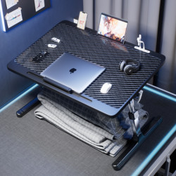 Foldable Adjustable Computer Desk for Bed, Study Desk, Dormitory Student Writing Desk, Home Bedroom Floor Desk, Lazy Laptop Stand, Large Office Desk Board