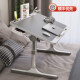 Liftable folding bed small table simple dormitory student writing bed desk learning adjustable height bracket home bedroom sitting on the ground bay window lazy laptop office small table