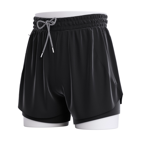 Tibu swimming trunks Men's hat mirror three -piece set can launch water to prevent embarrassing embarrassing adult five -point beach pants