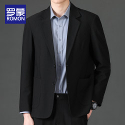Romon Casual Blazer Men's 2025 Spring and Autumn New Korean Style High-End Loose Business Formal Suit