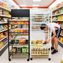 Snack supermarket shelf storage toy display rack