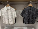 UMIQIO/U Home Lapel Simple Casual Floral Shirt Short Sleeve Shirt Versatile Top475754/475672
