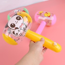 Inflatable Hammer Toy for Children to Hit, Baby Inflatable Hammer, Air-Filled Small Hammer, Small Cartoon Balloon Prop