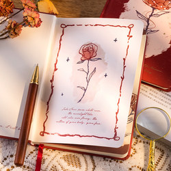 Rose Diary: Simple, Creative, High-Quality Journal, Artistic Japanese-Style Notebook, Exquisite Rose Epic Journal Series, Healing for the Young at Heart, ins Style Graduation Gift