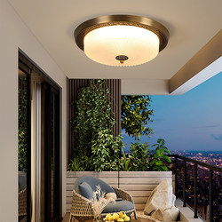 New Chinese-Style Ceiling Light for Entrance Door, Sensor Villa Outdoor Sunroom, Aluminum Glass Corridor, Outdoor Balcony Light