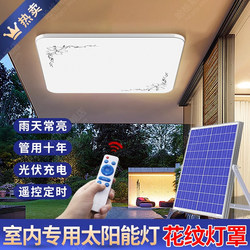 Solar Indoor Lighting Lamp for Home Living Room Special Ceiling Lamp 2025 New Super Bright Rural Led Garden Lamp