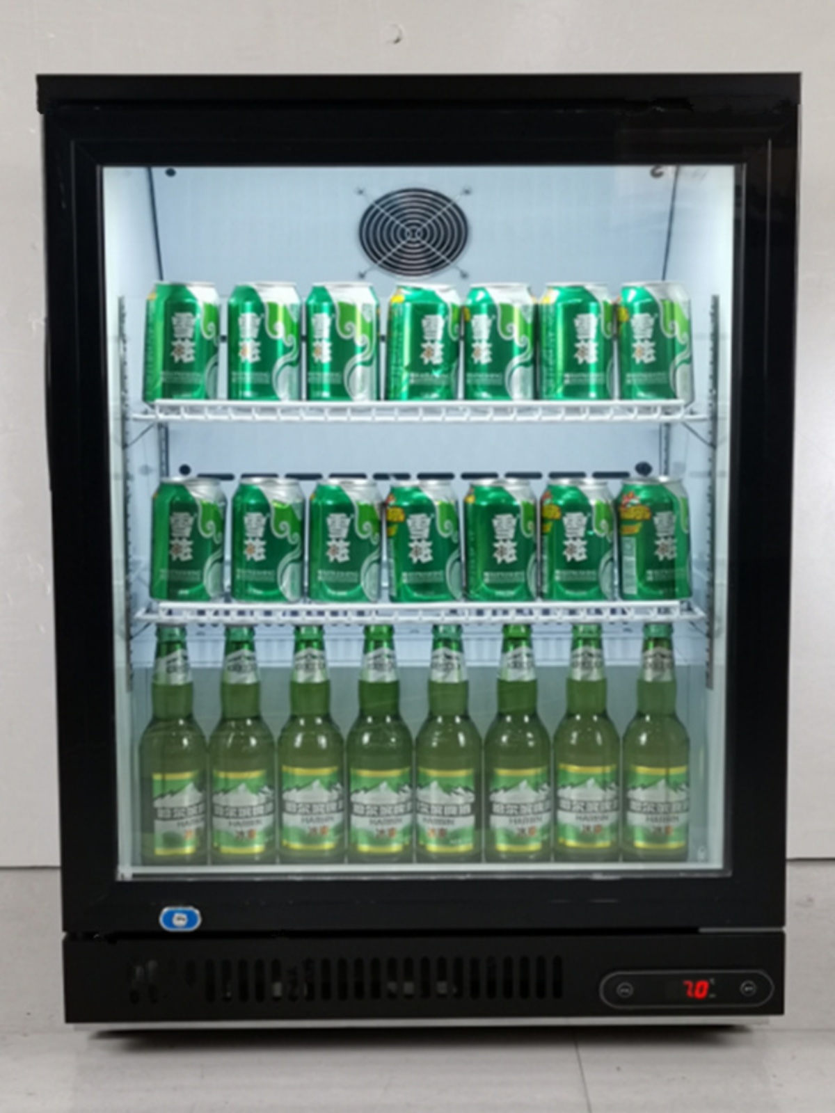 冷蔵庫・冷凍庫 peru0327 Xingleyuan 業務用飲料冷凍庫 - 300L 縦型ショーケース