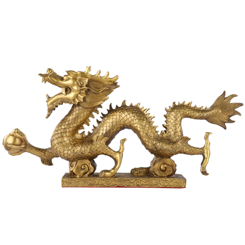 竜 五爪金竜 銅製品 装飾品 工芸品美術品 置物 開運 龍の置物 玄関 干支 金 銅製 5本爪 金色 龍置物 龍 置物