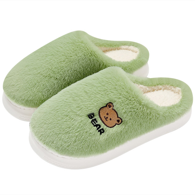 Women's Plush Cotton Slippers for Autumn and Winter main image 0