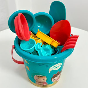 
Children's beach toys baby beach sand digging tool hourglass shovel bucket beach toy set