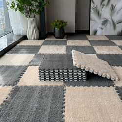 Spliced Carpet Mat, Floor Mat for Bedroom, Living Room, Bedside, Girls, ins Style, Foam, Large Area, Full Coverage, 2025 New Model