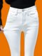 Women's 2025 Spring and Autumn New High Waist Stretch Tight Slimming Pencil Nine-point Small Feet Pants