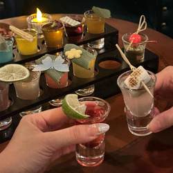 B52 Bullet Cup Bomber Set Thickened Shot Glass for Drinking Cocktails Tequila Shot Glass Set with Cup Holder