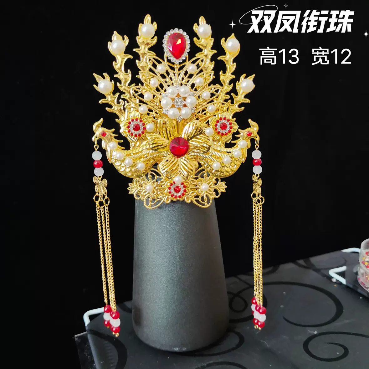 女神の頭部飾り、骨董 女神の頭部飾り、骨董 女神の頭部