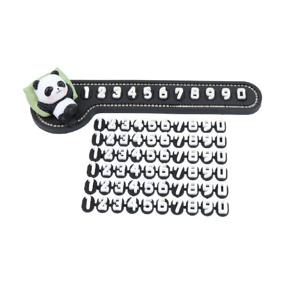 Car temporary parking, calling the phone free of charge, the hidden car creative moving in -car degraded supplies ornaments