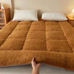 Lamb Wool Mattress Topper, Thickened and Warm, Milk Velvet Soft Pad for Home Bedroom, Student Dormitory Single Bed Mat